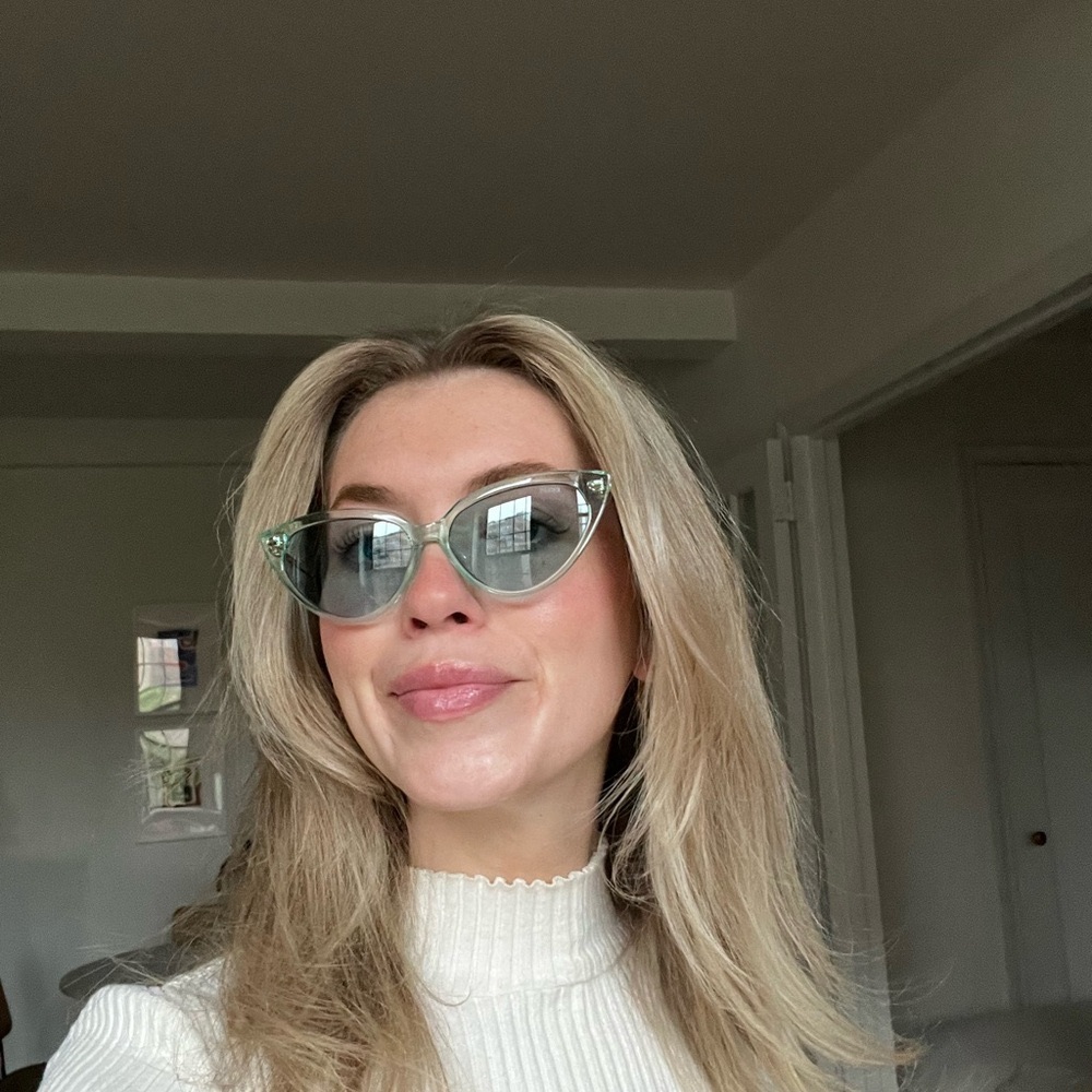 Emilio Pucci Light Blue Cat-Eye Sunglasses